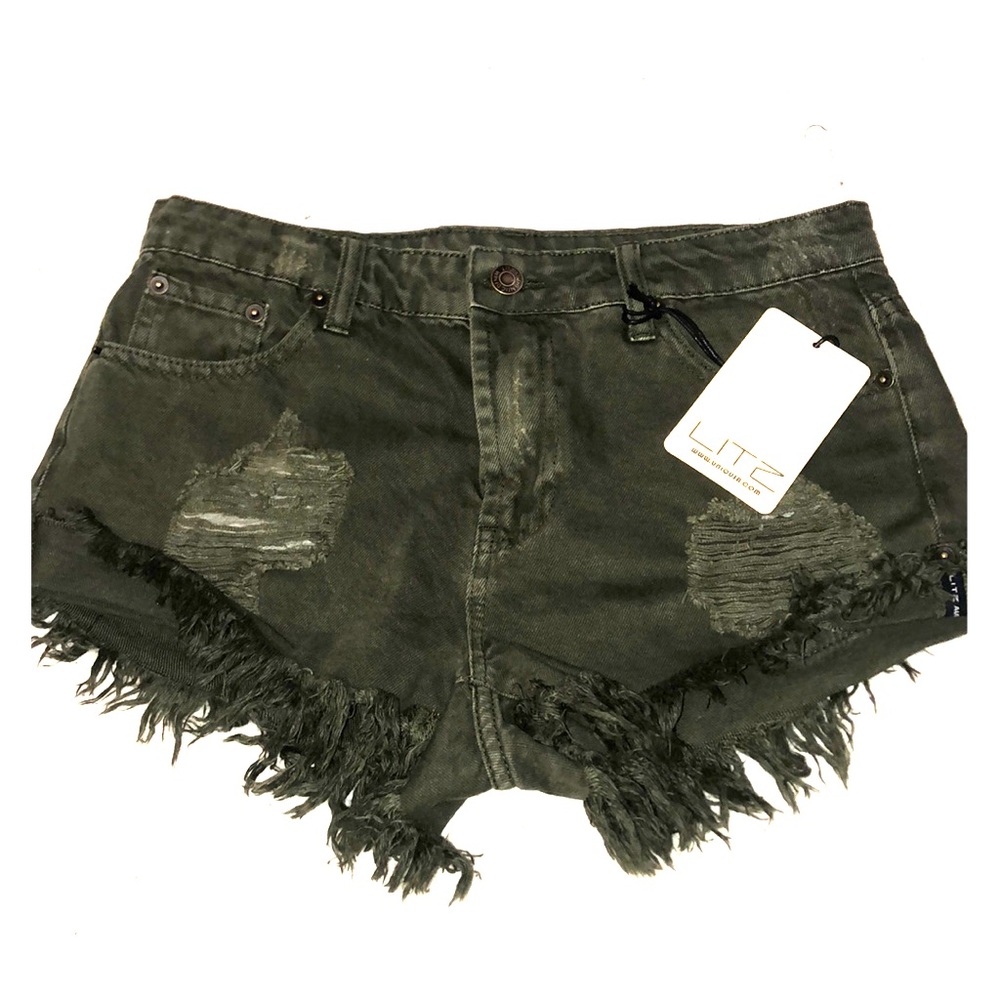 High waist festival shorts